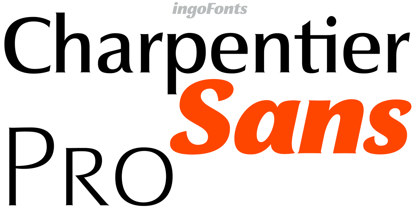 Font Charpentier Sans Pro